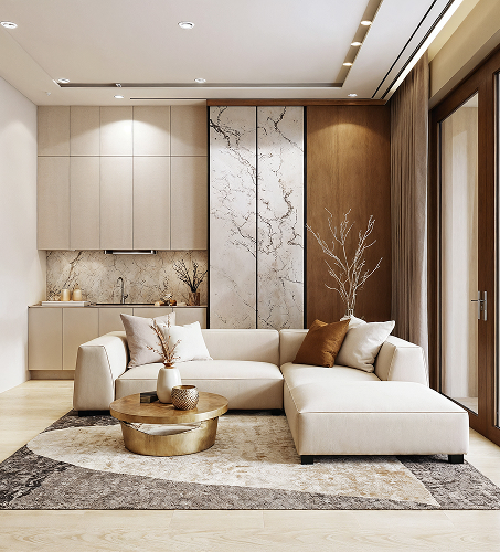 Luxury residential interior design by HiDesign Interiors in Navi Mumbai
